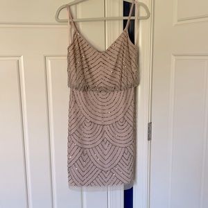 Adrianna Papell Beaded Cocktail Dress